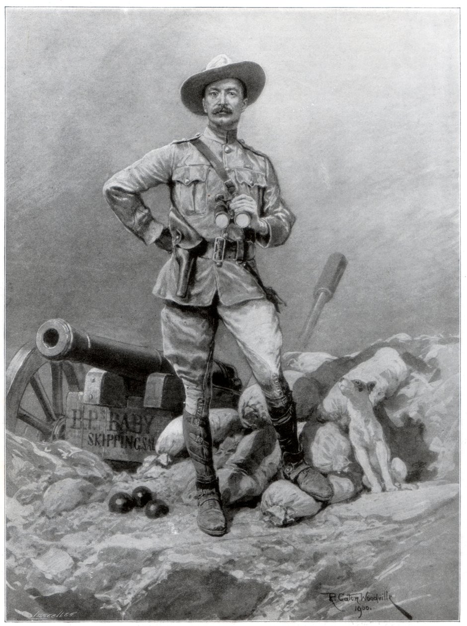 Kenraalimajuri Robert Baden Powell 1857-1941, 1900. tekijältä Richard Caton II Woodville
