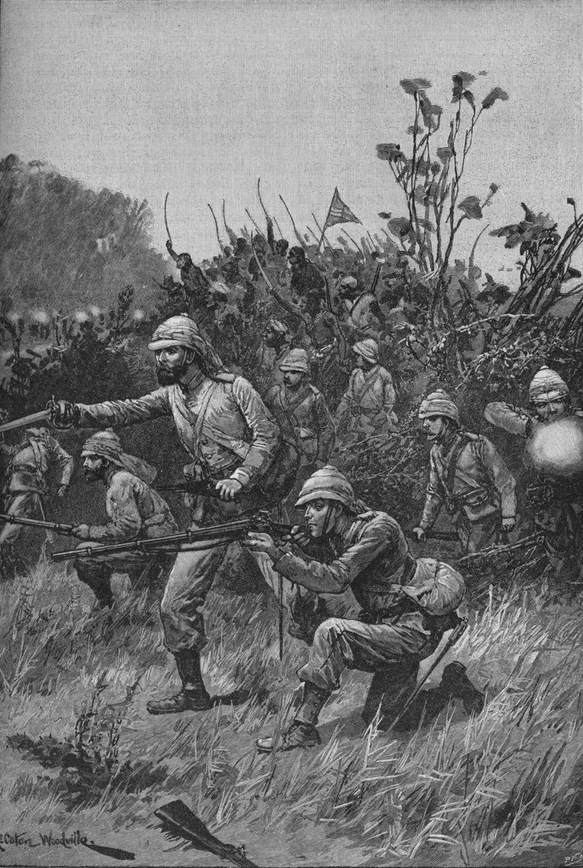 The Bonny Men Led The Advance, 1902 tekijältä Richard Caton II Woodville