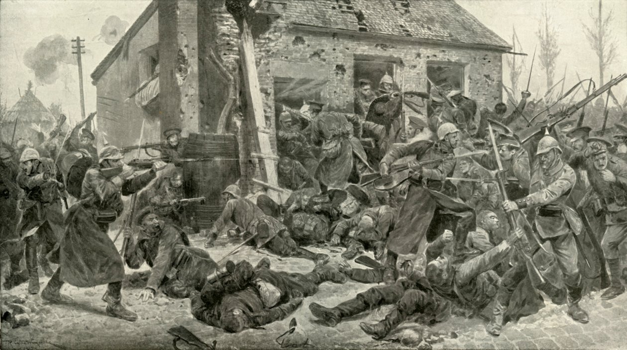 The Taking of Landrecies, 1919. tekijältä Richard Caton II Woodville