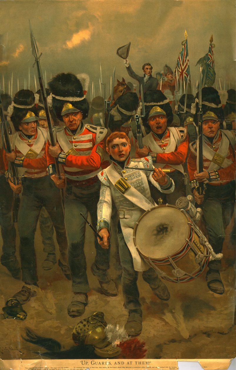 Ylös, vartijat ja heillä!, 1899. tekijältä Richard Caton II Woodville