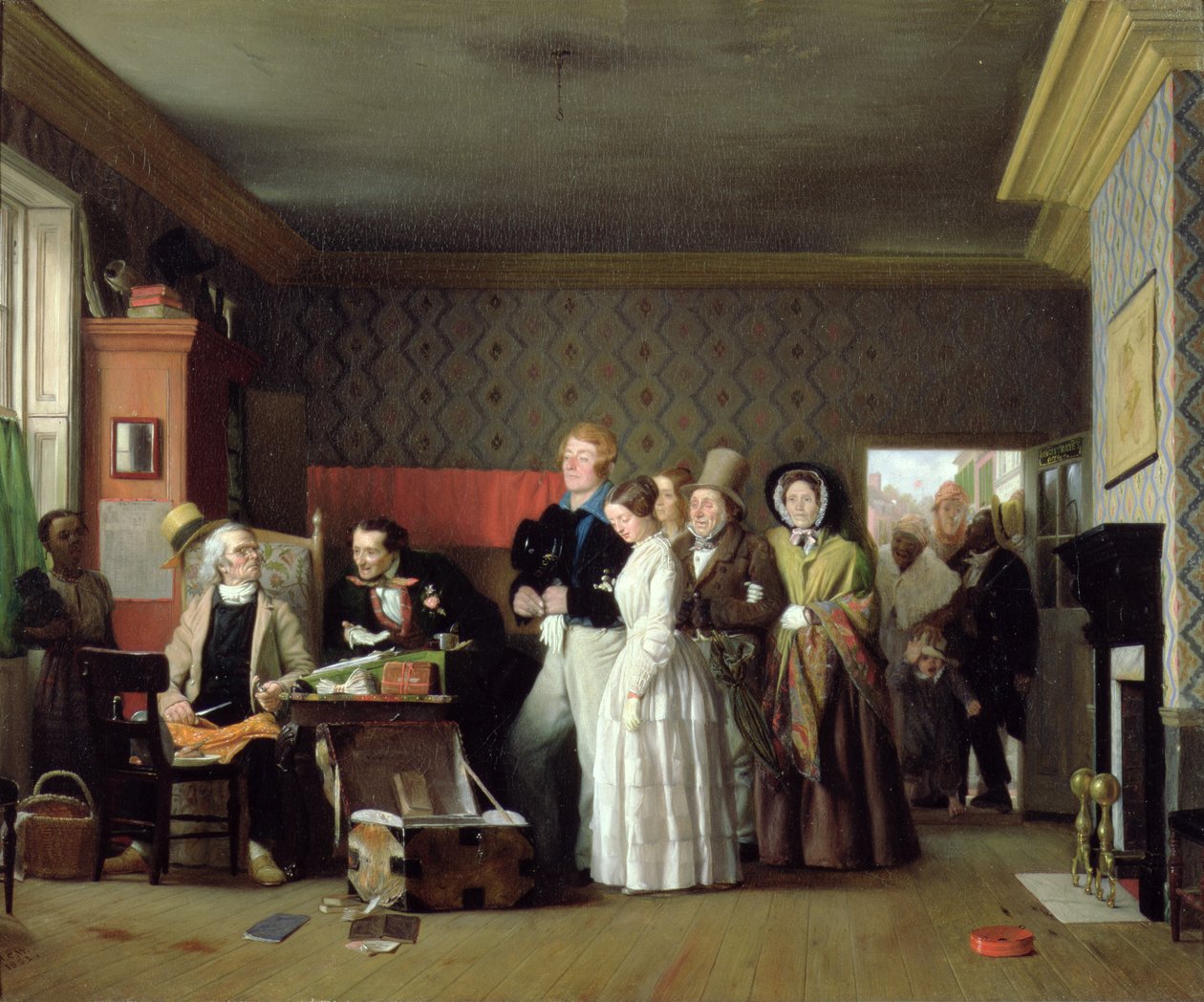 Merimiehen häät, 1852 (öljy kankaalle) tekijältä Richard Caton Woodville