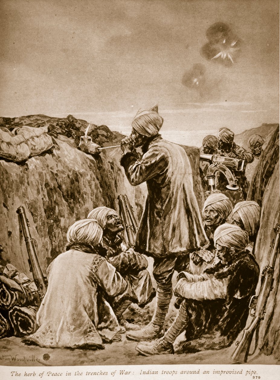 Rauhan yrtti sodan juoksuhaudoissa, 1914-19 tekijältä Richard Caton Woodville