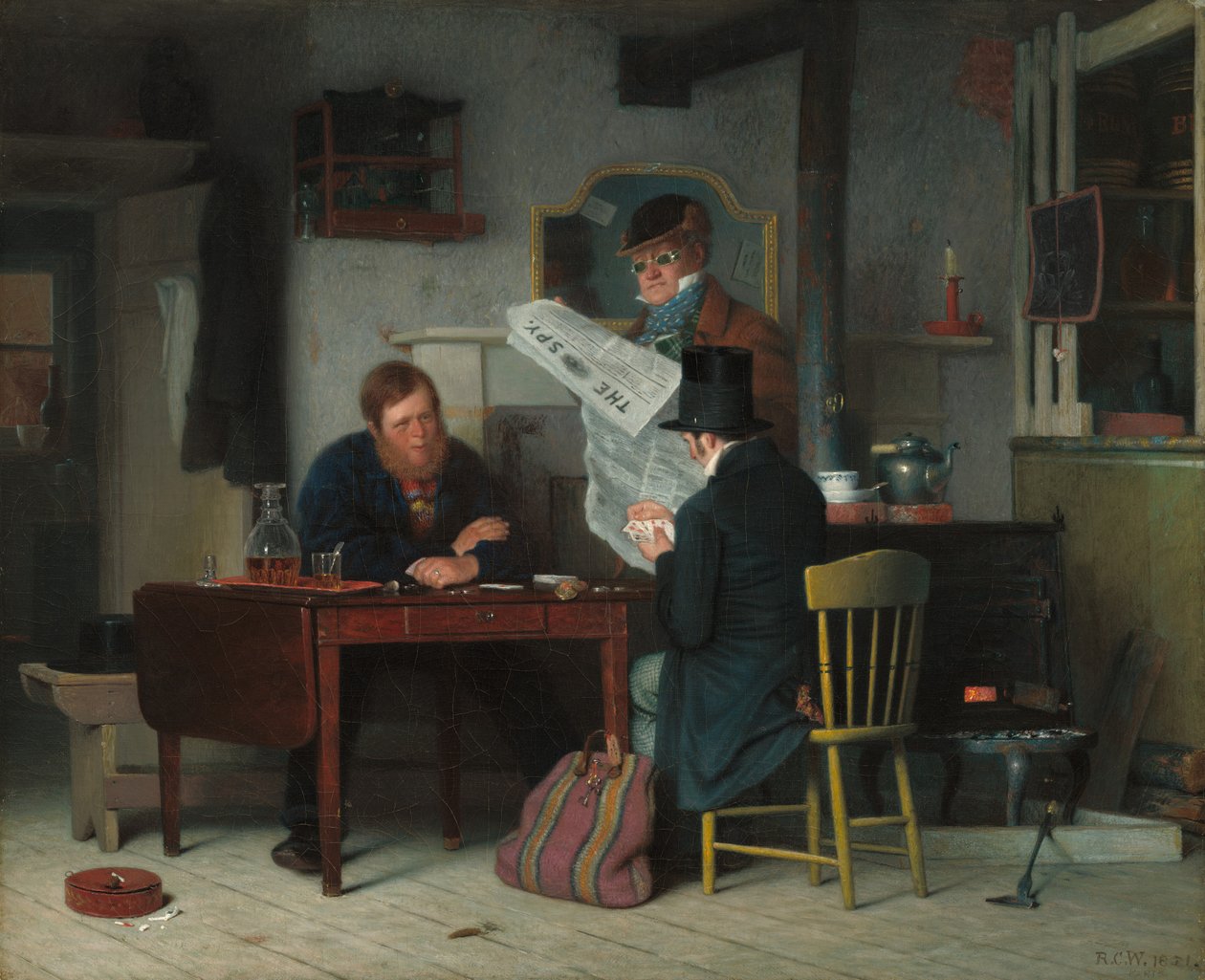 Lavaa odotellessa, 1851. tekijältä Richard Caton Woodville