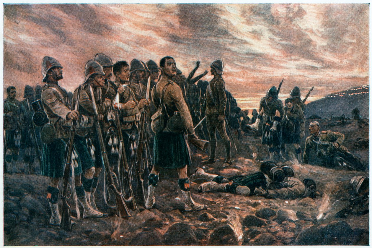 "Kaikki heistä jäljellä", 2. buurisota, 1899. tekijältä Richard Caton Woodville II