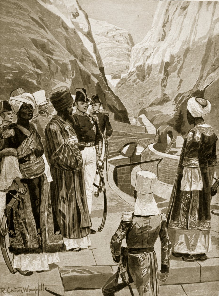 Britit ottavat Adenin haltuunsa, 1879, kuvitus teoksesta 