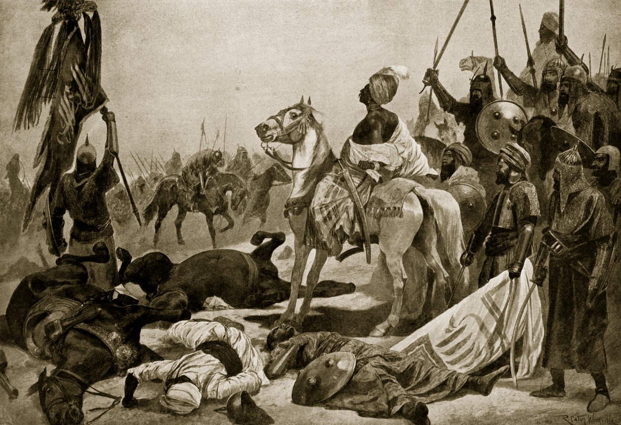 Hyder Ali Conjeveramissa, 1780, kuvitus teoksesta "Hutchinson
