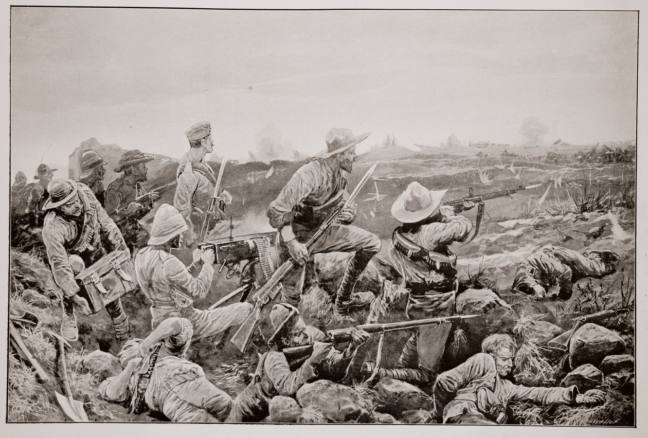 Sleepless Mafeking - Hot Work in Trenches tekijältä Richard Caton Woodville junior