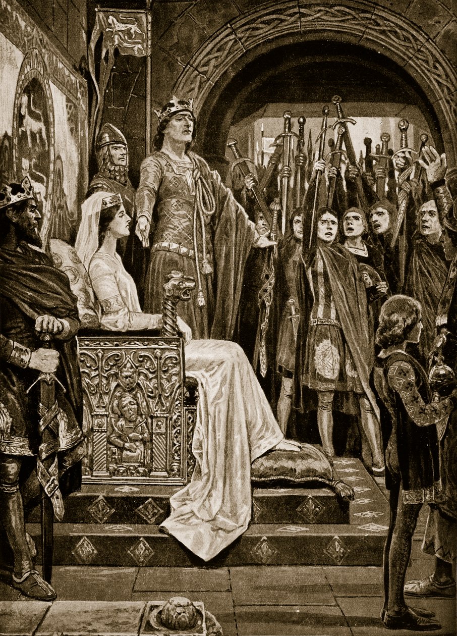 The Assembly at Windsor, 1126, kuvitus teoksesta 