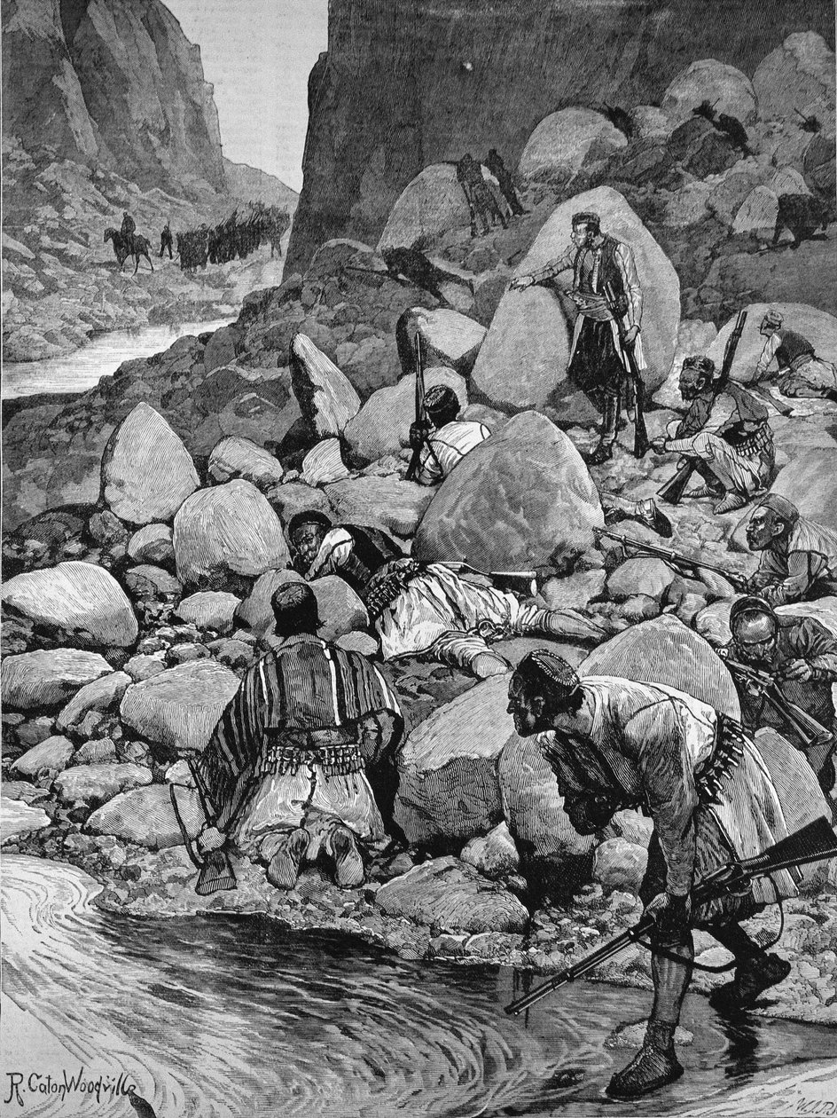 Hertsegovinan kapina: The Illustrated London News", 1. huhtikuuta 1882. tekijältä Richard Caton Woodville junior