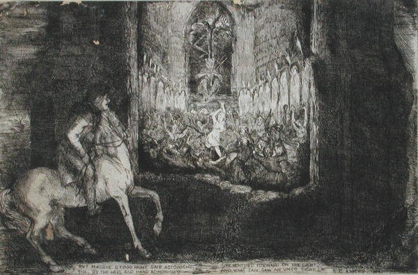 Kohtaus Robert Burnsin (1759-96) Tam O