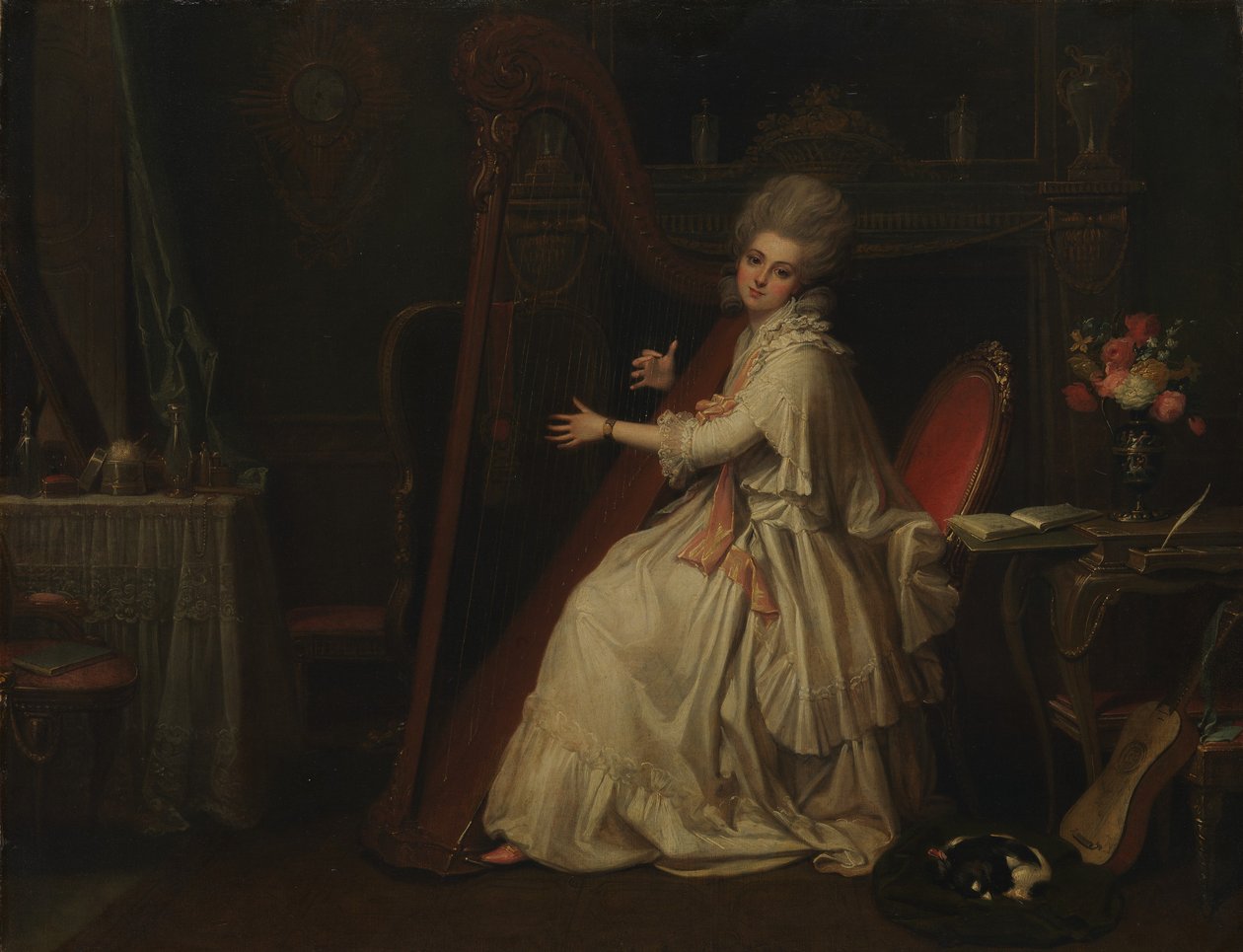 Marianne Dorothy Harland 1759-1785, myöhemmin rouva William Dalrymple. tekijältä Richard Cosway