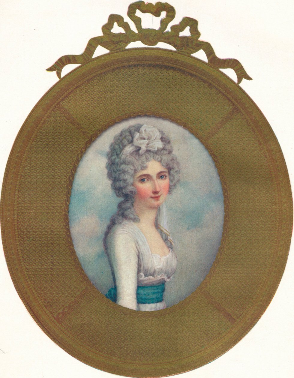 Pienoismuotokuva Katherinesta, Lady Manners, Myöhempi Lady Huntingtower, 1787, 1907 tekijältä Richard Cosway