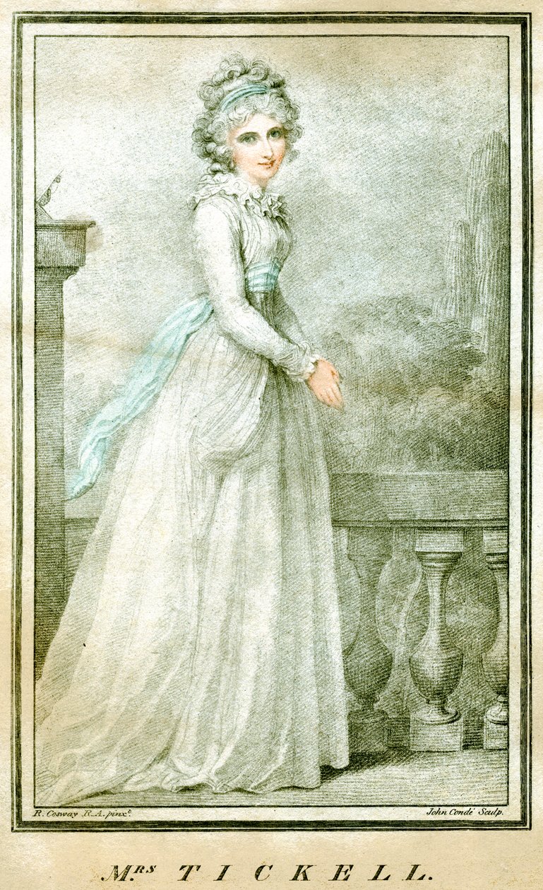 Rouva Tickell, 1780-1810 tekijältä Richard Cosway