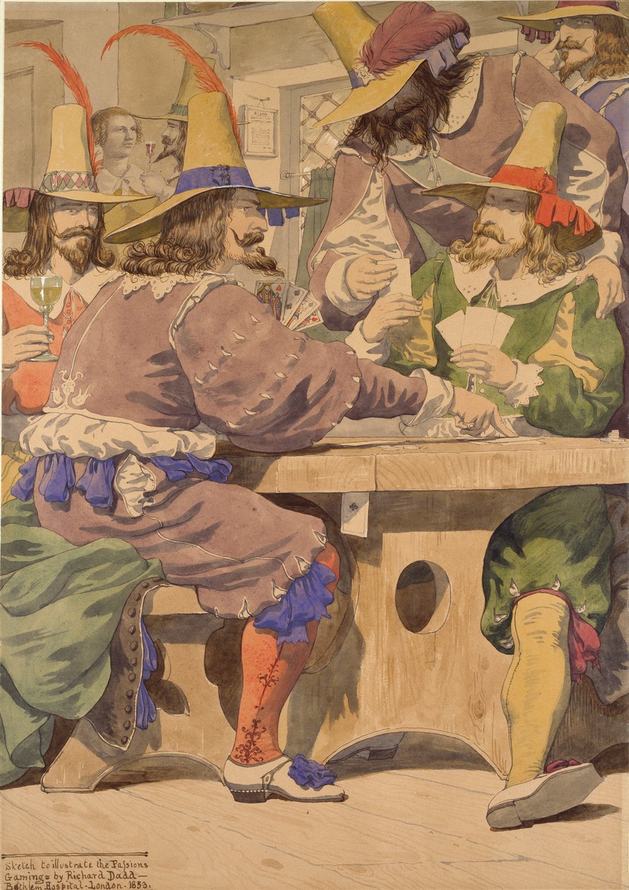 Pelit, 1800-luvun puoliväli tekijältä Richard Dadd