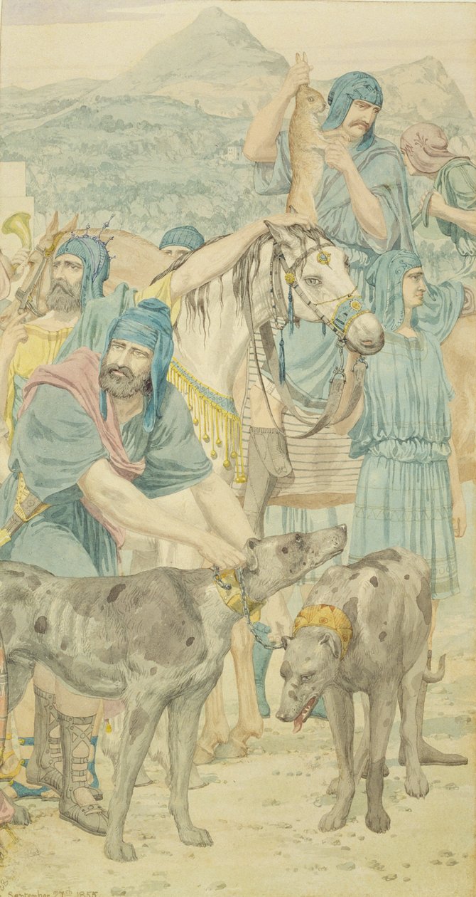 Metsästyspaikka, 1855 tekijältä Richard Dadd