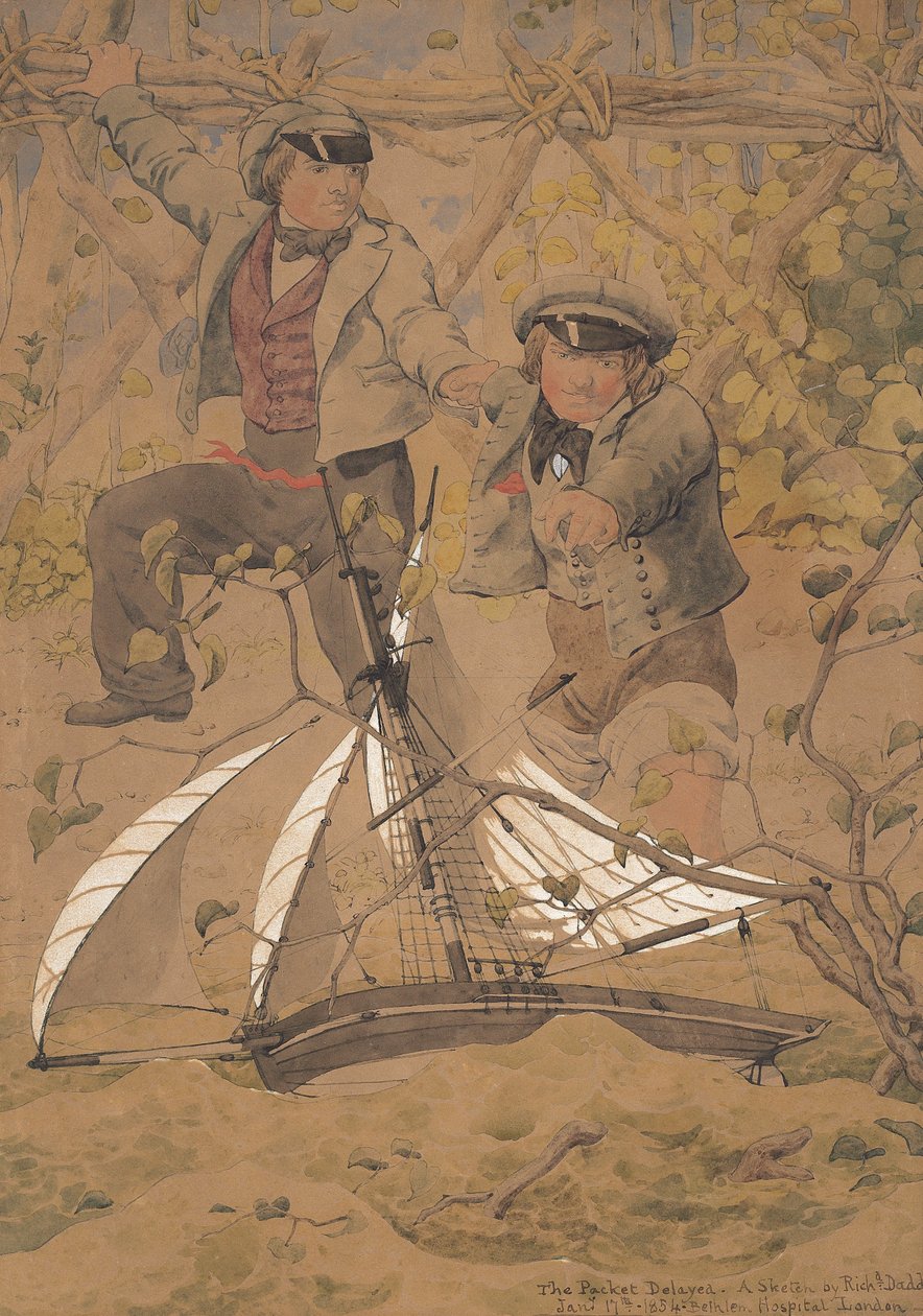 Paketti viivästyy, 1854 tekijältä Richard Dadd
