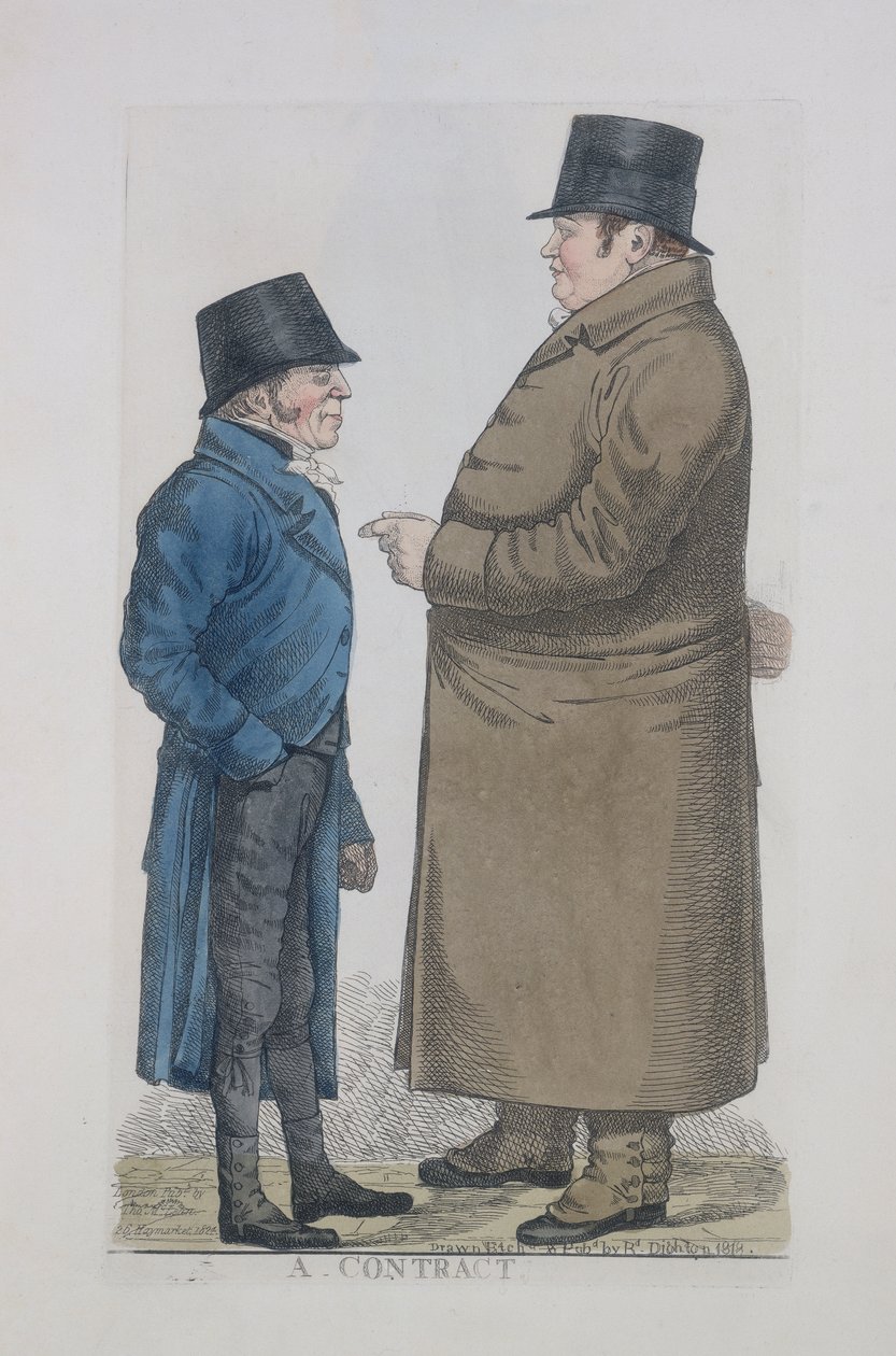 "A - sopimus", 1818 tekijältä Richard Dighton