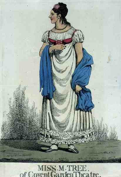 Miss M. Tree of Covent Garden Theatre, pubi. Kirjailija: Thomas McLean tekijältä Richard Dighton