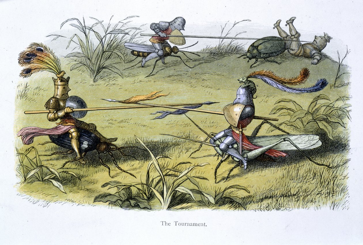 Haltiaritarit turnajailemassa tekijältä Richard Doyle