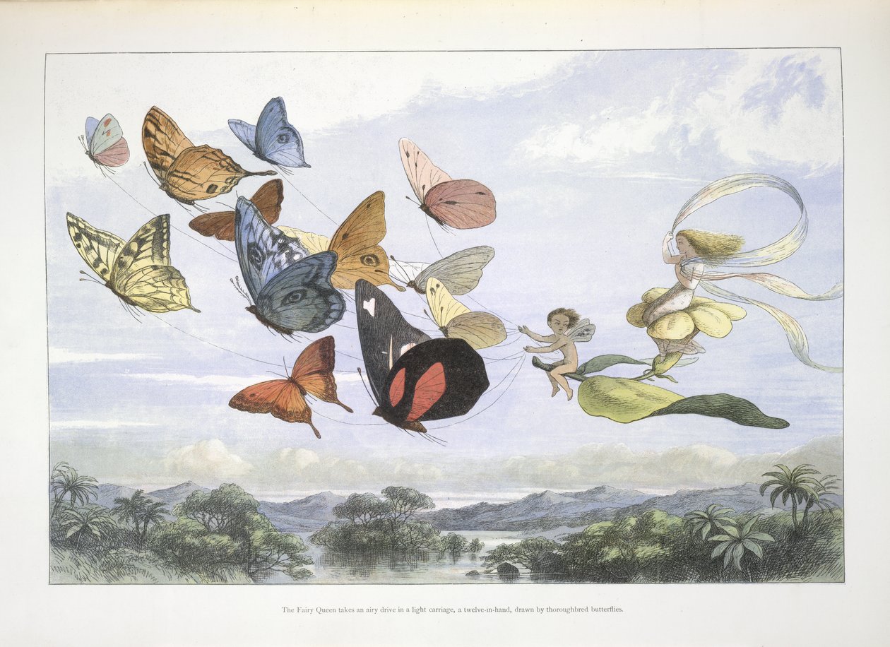 La reina de les fades finlandesa tekijältä Richard Doyle