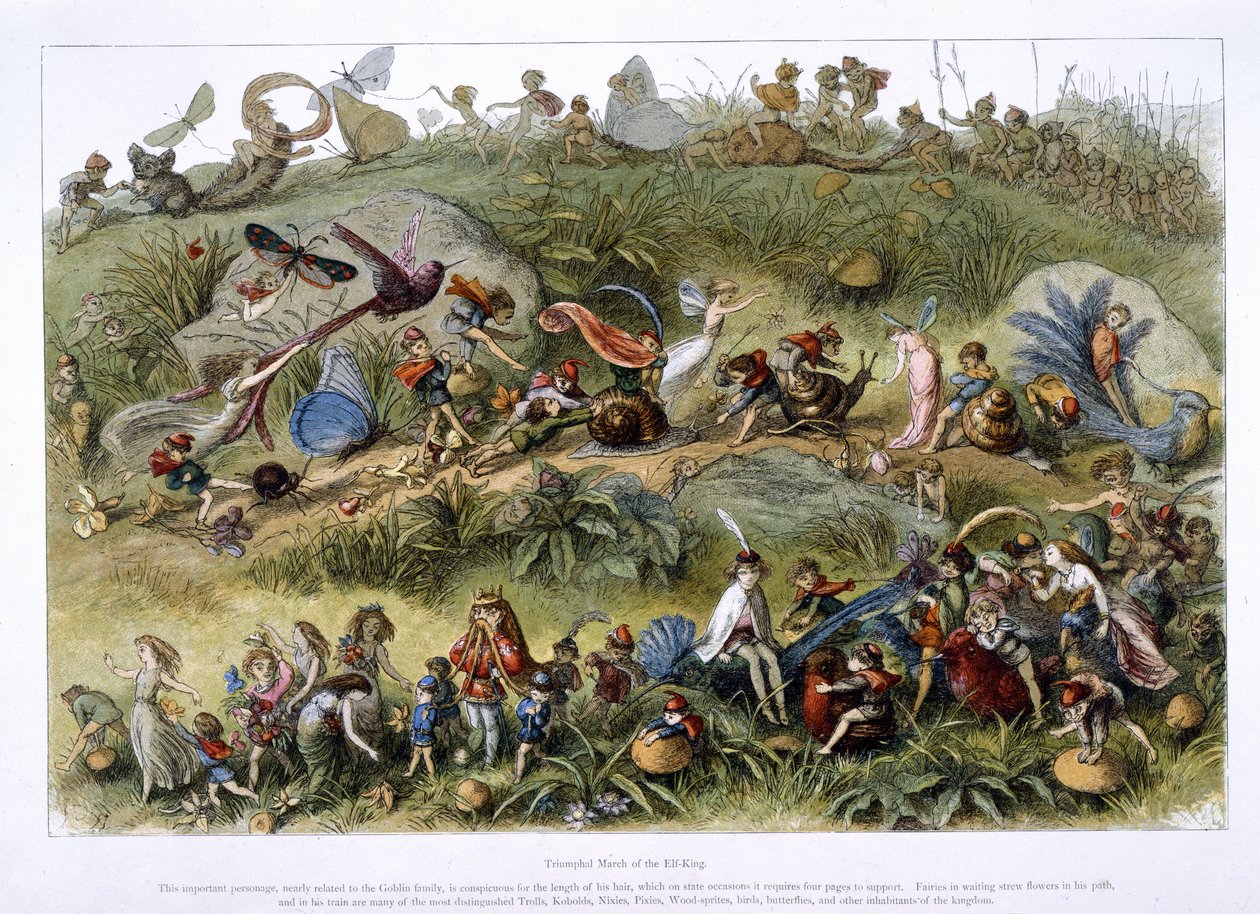 Haltiakuninkaan voittomarssi tekijältä Richard Doyle