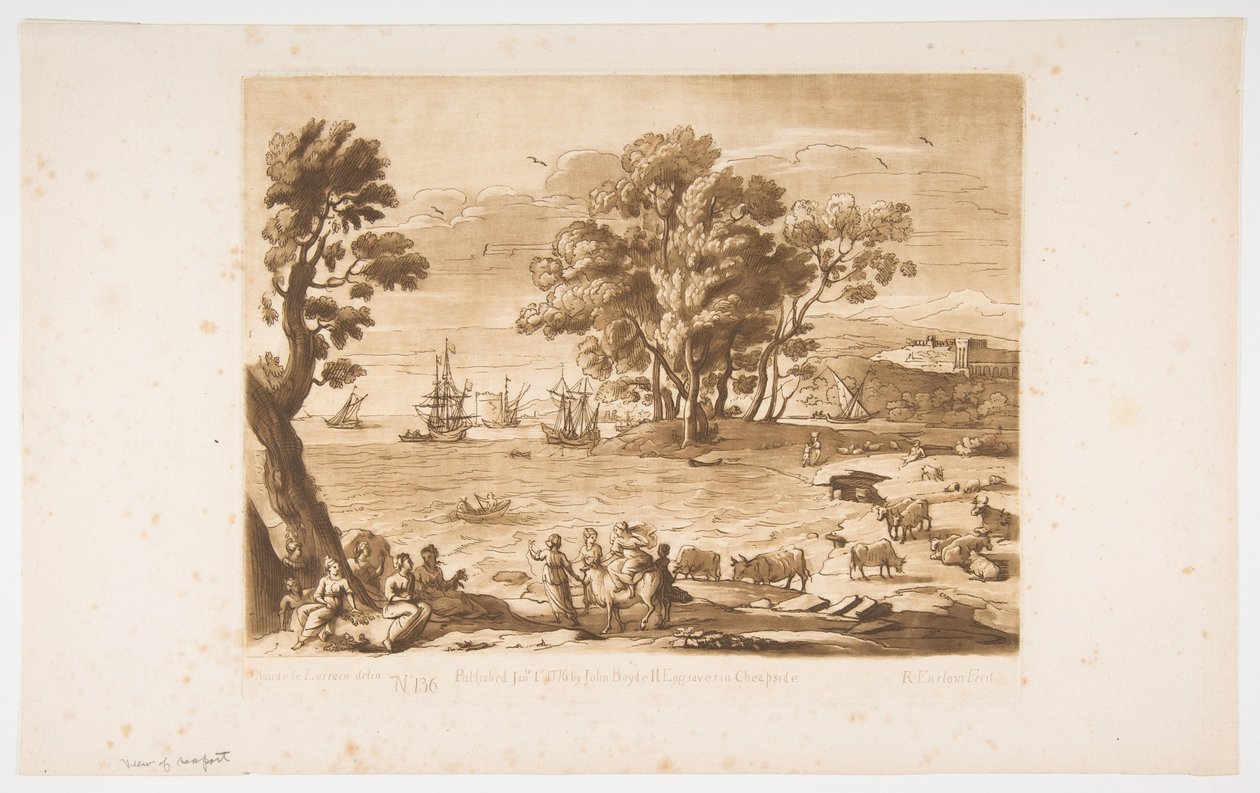 Europan raiskaus, 1776. tekijältä Richard Earlom