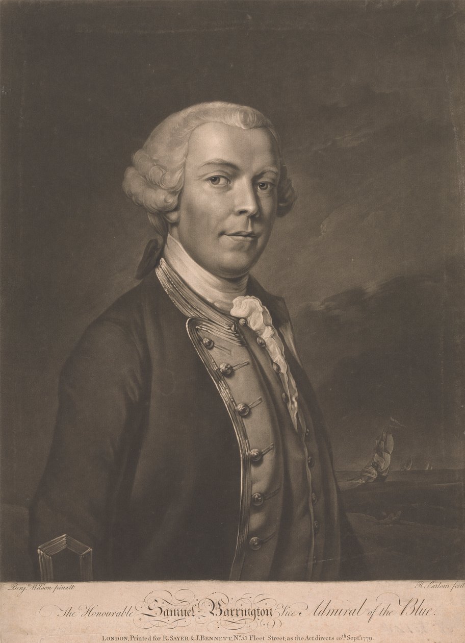 Samuel Barrington tekijältä Richard Earlom