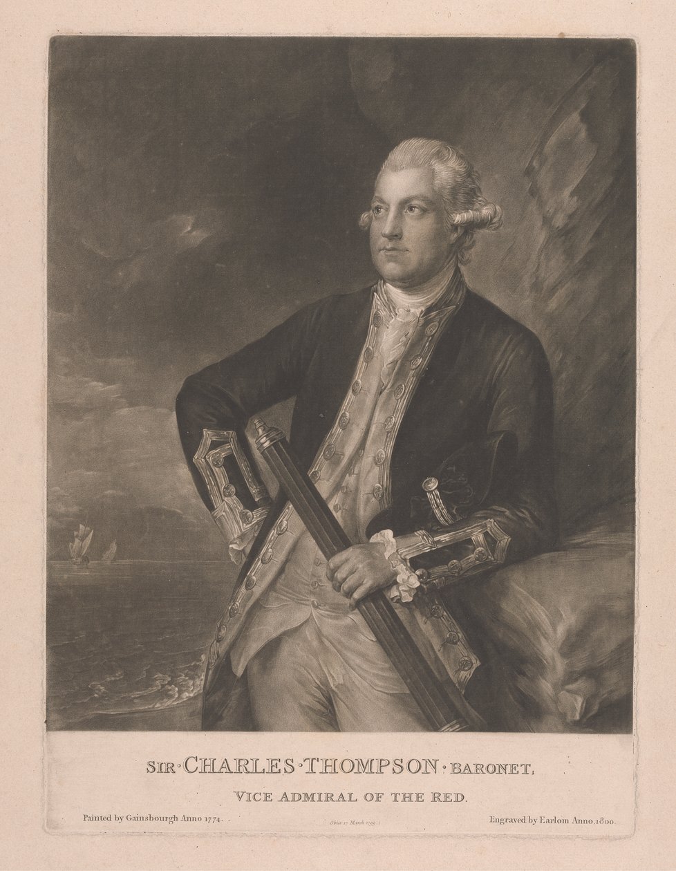 Sir Charles Thompson tekijältä Richard Earlom