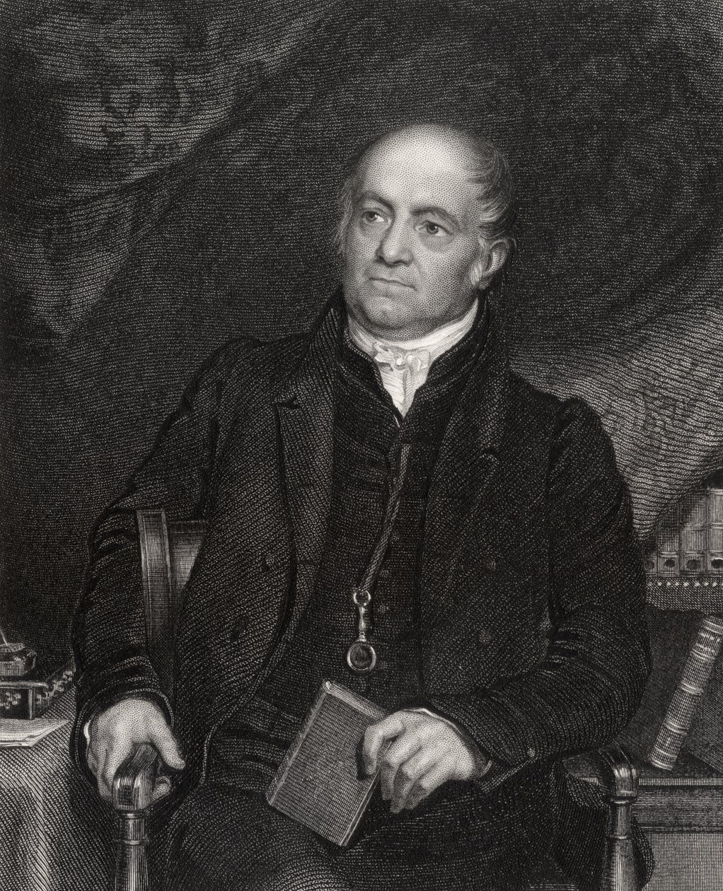 Olinthus Gilbert Gregory, kaiverrettu H. Robinson, National Portrait Gallerysta, osa V, julkaistu noin 1835 tekijältä Richard Evans