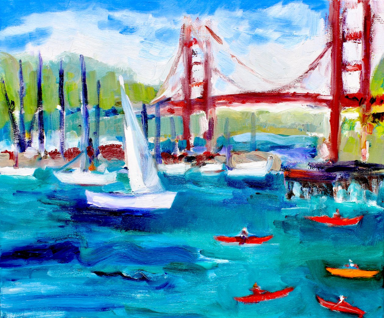 Golden Gate -silta sumussa, 2019 tekijältä Richard Fox