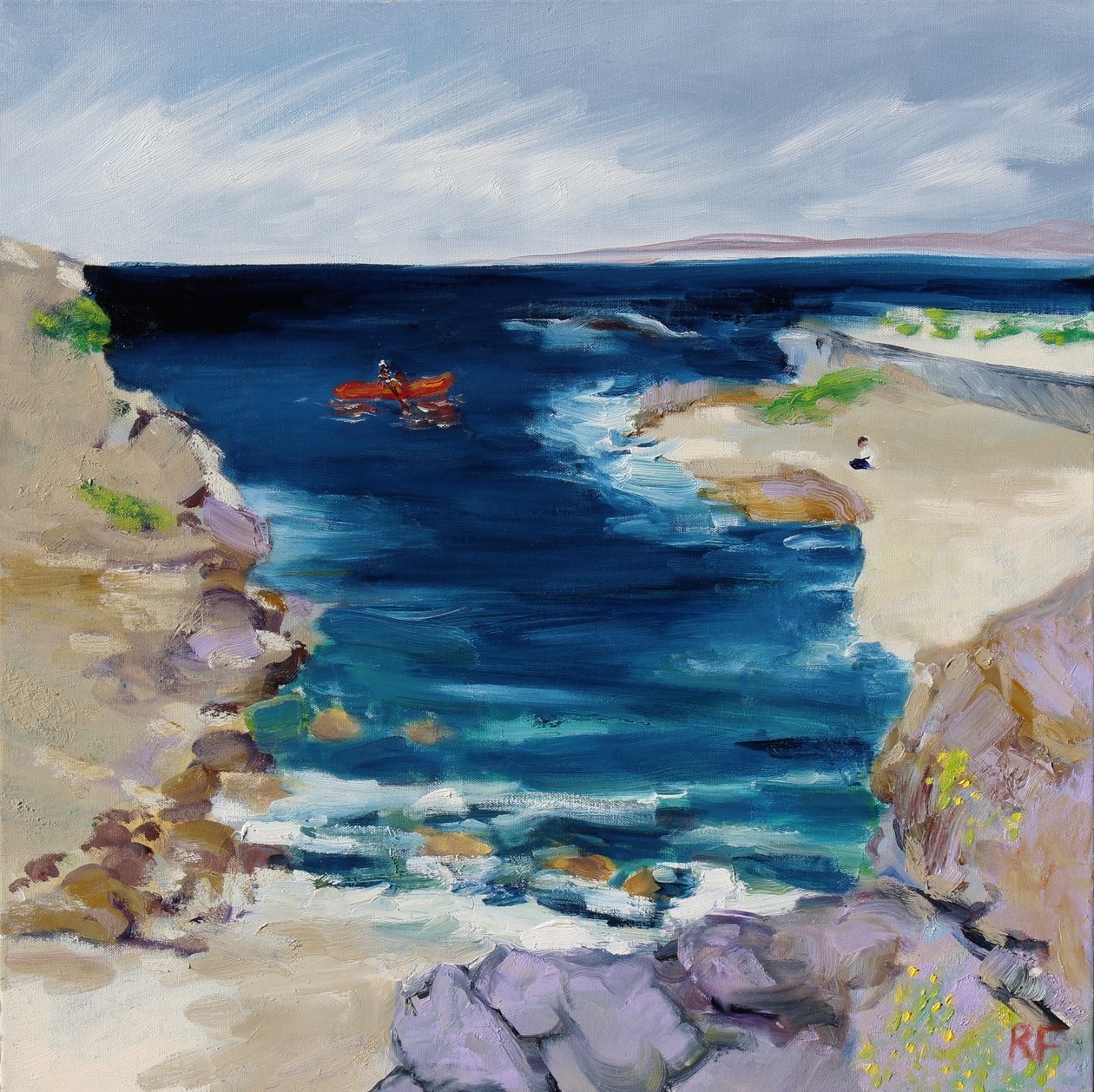 Kayaker, Monterey Bay, 2019 tekijältä Richard Fox