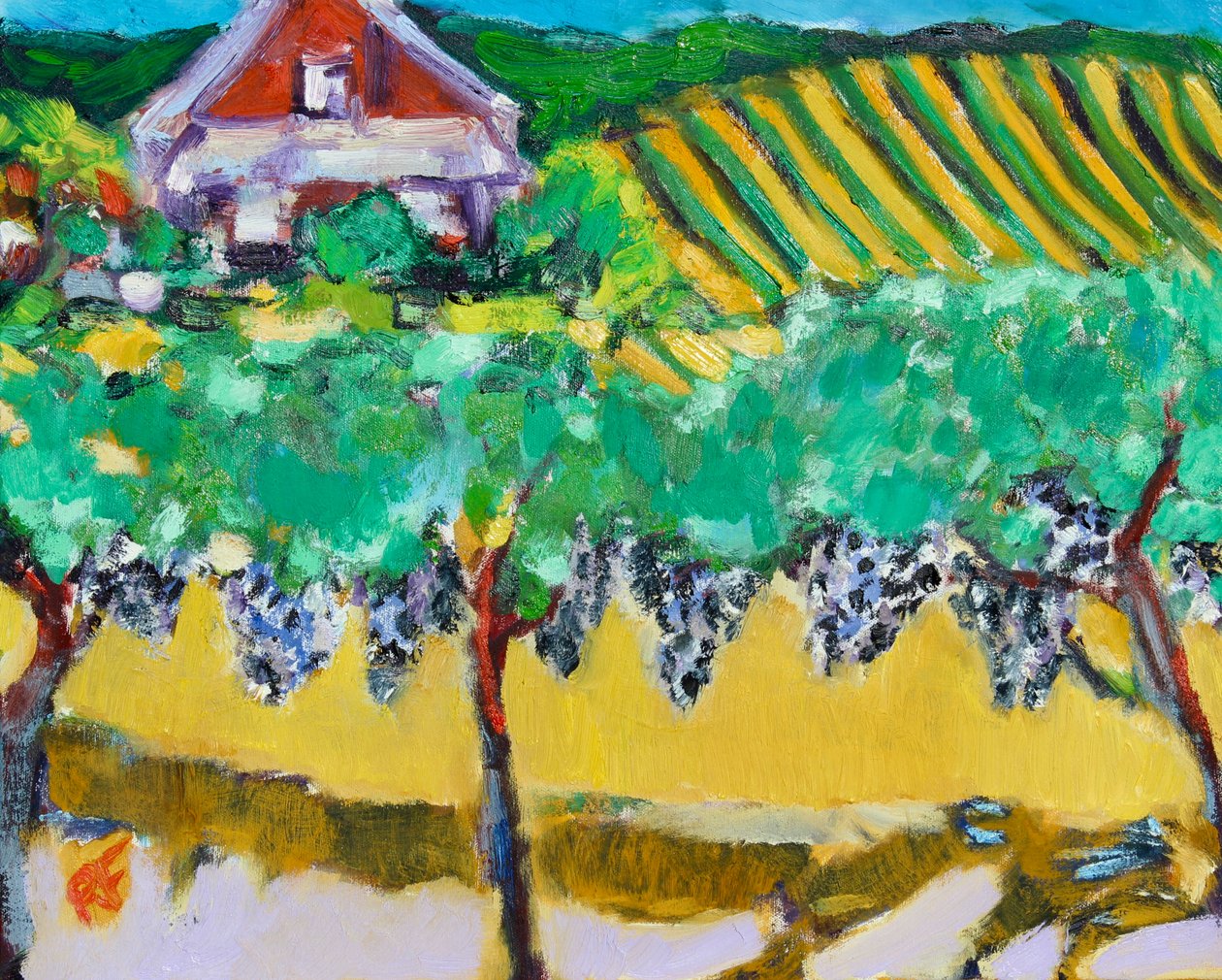 Merlot Grapes, Napa, 2017 tekijältä Richard Fox