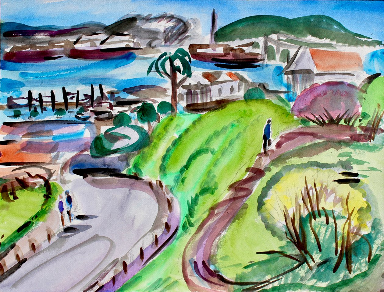 Näköala lahdelle, 2018 tekijältä Richard Fox