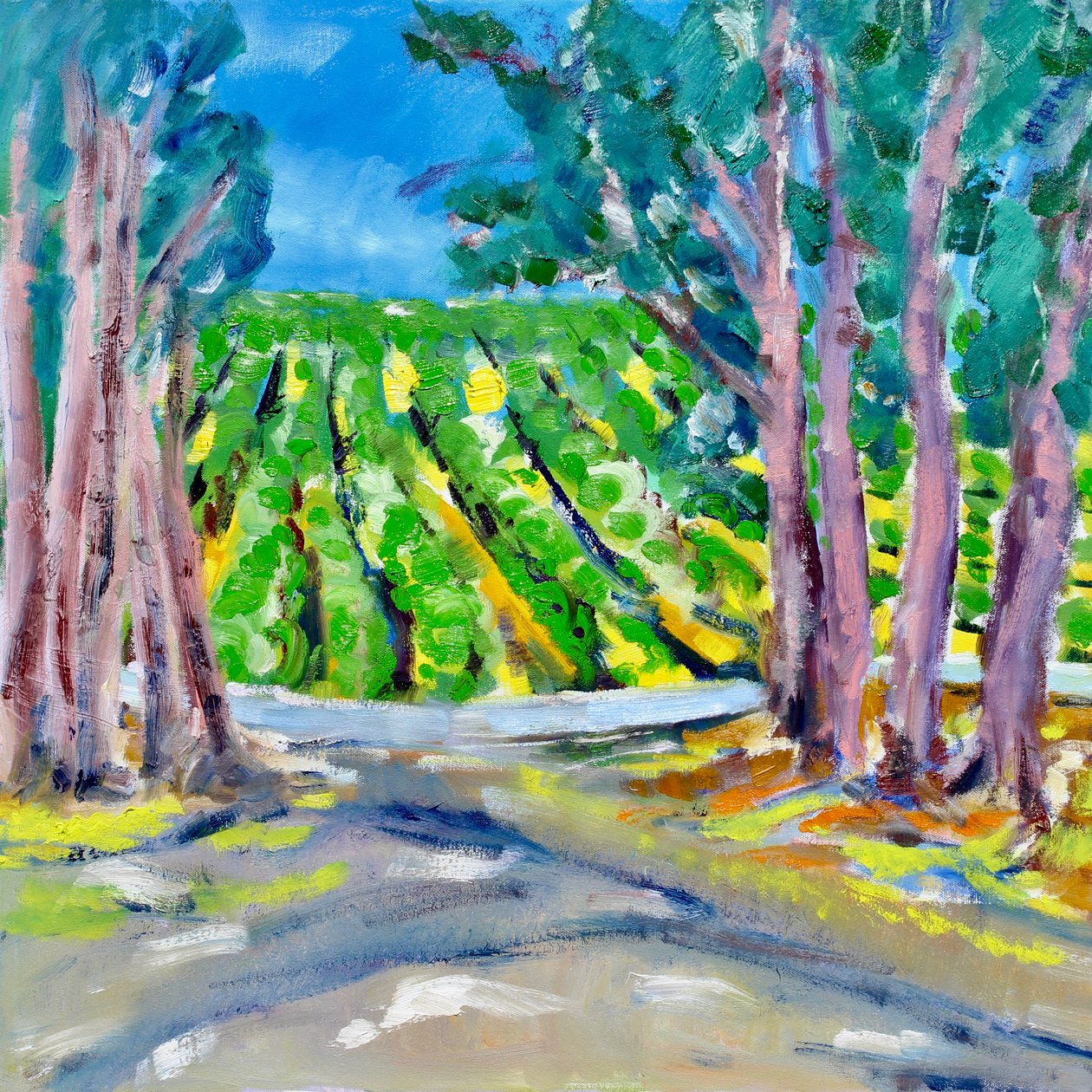 Vineyard Beyond the Trees, 2019 tekijältä Richard Fox