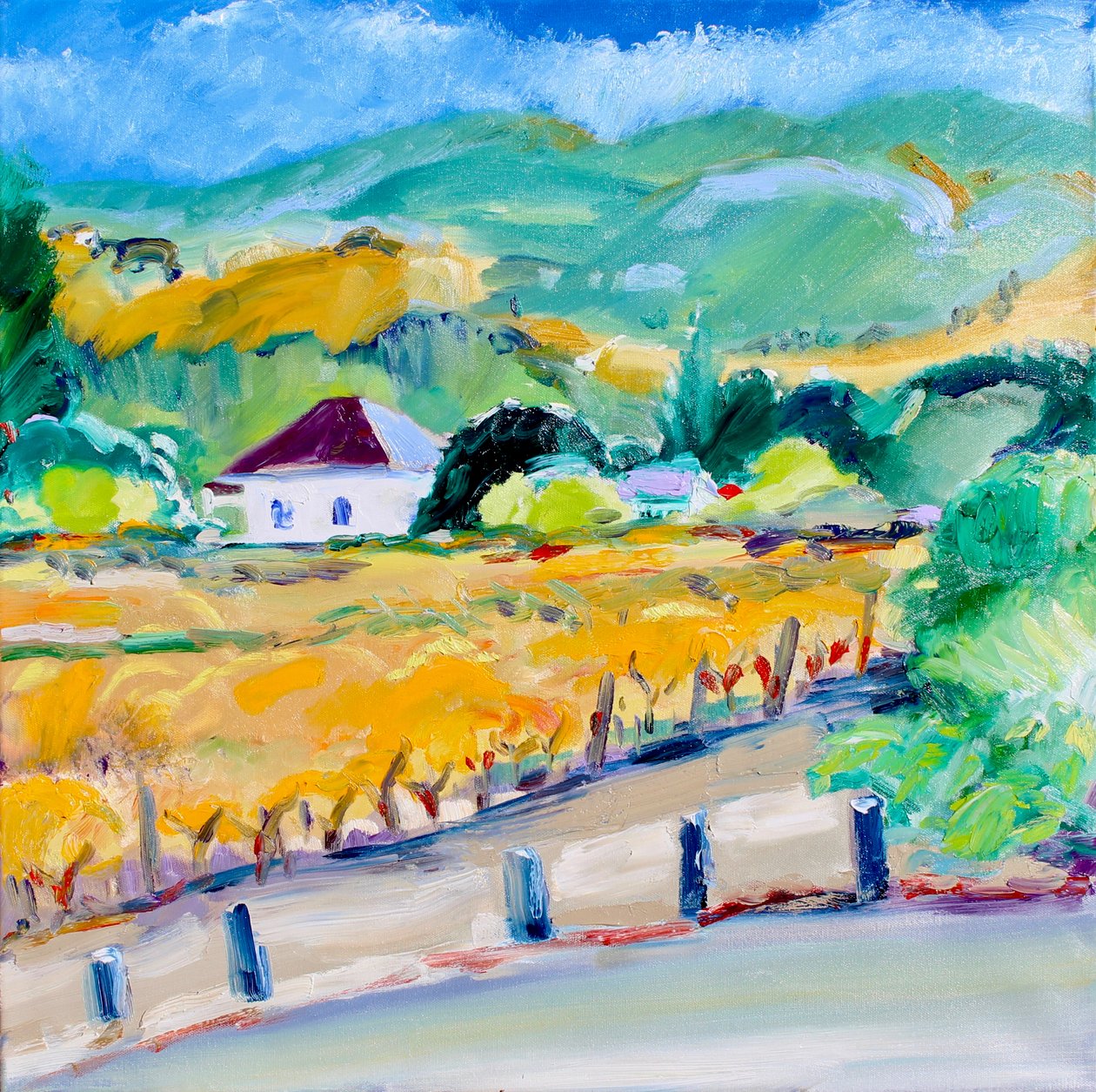 Vineyard in Autumn, Napa, 2020 tekijältä Richard Fox