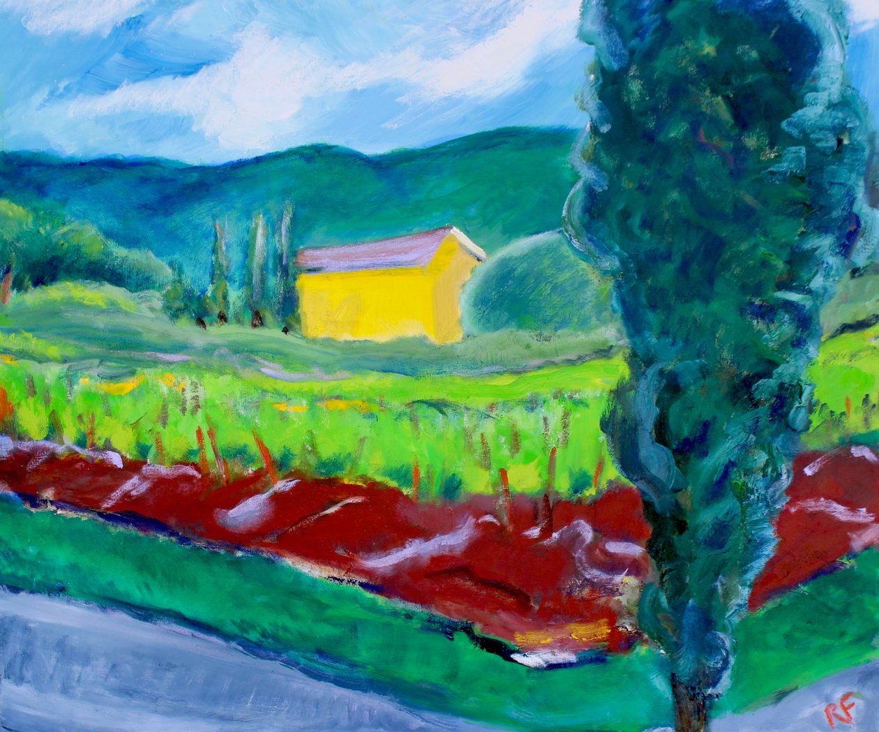 Keltainen talo, Sonoma, 2017 tekijältä Richard Fox