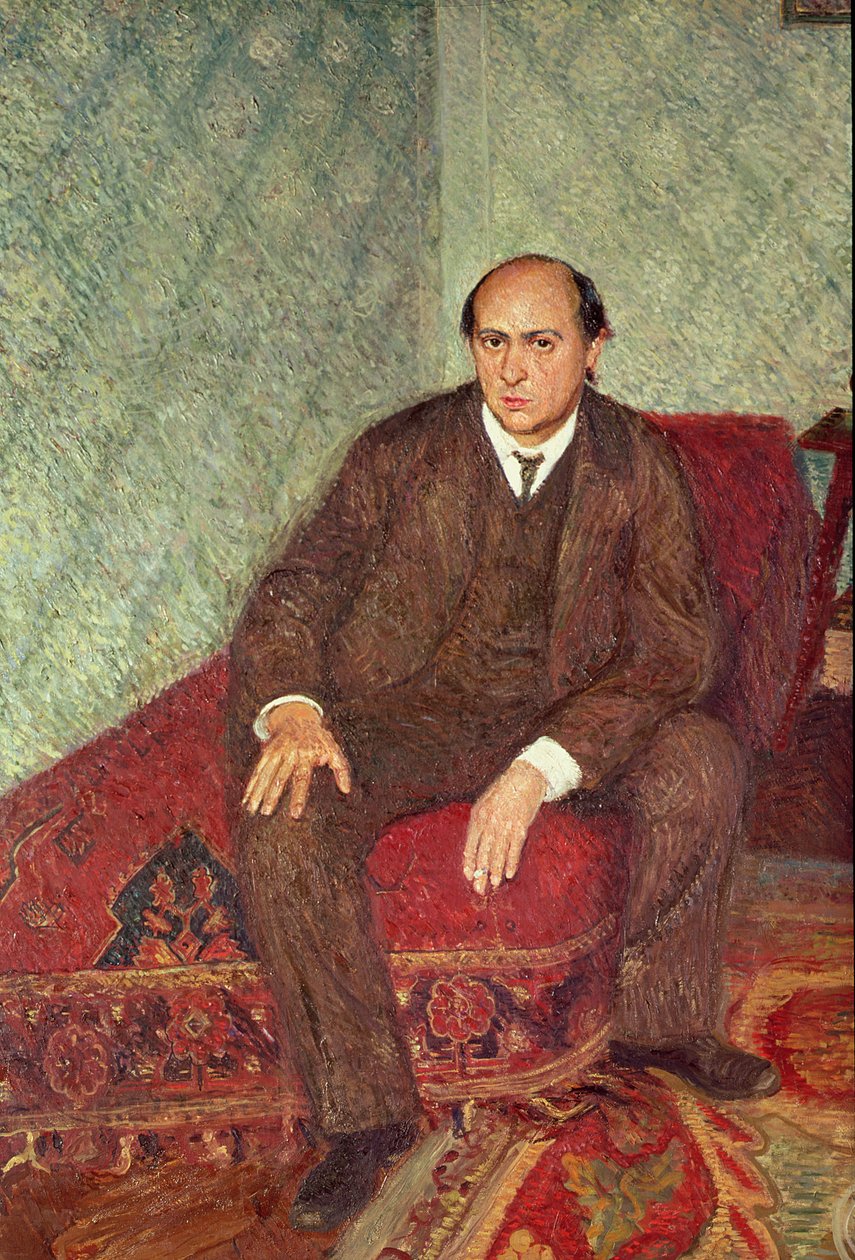Arnold Schonbergin (1874-1951) muotokuva, n. 1905-6 tekijältä Richard Gerstl