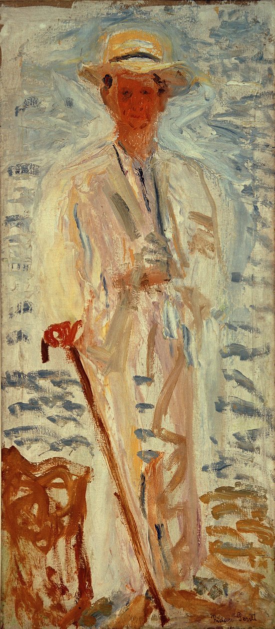 Muotokuva säveltäjä Alexander von Zemlinskystä 1871-1942, 1908. tekijältä Richard Gerstl