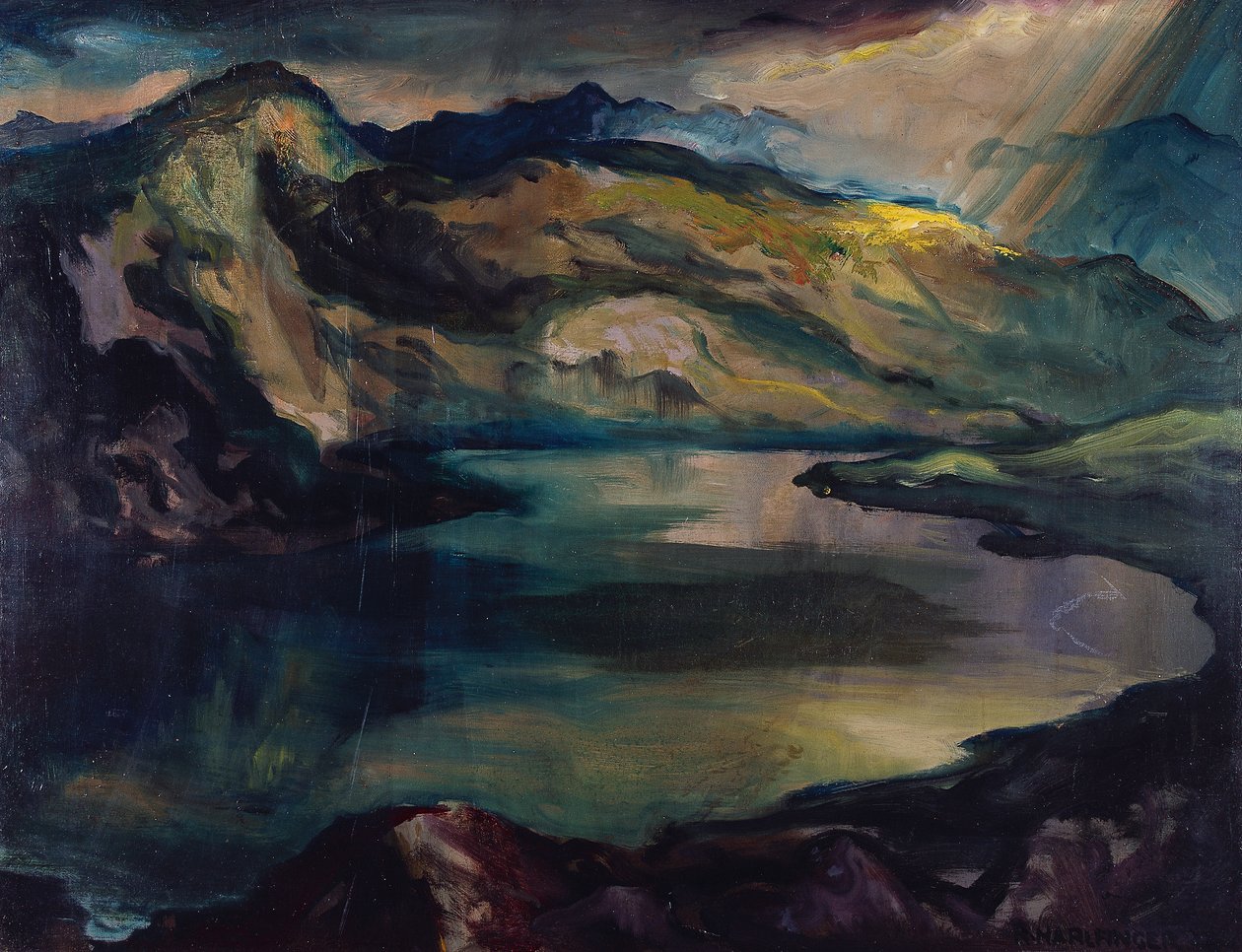 vuoristojärvi tekijältä Richard Harlfinger