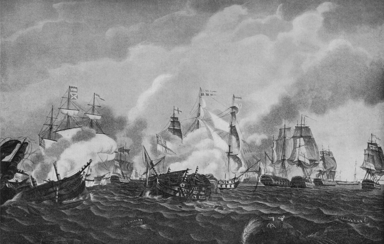 Toiminta pois San Domingosta, c1807 tekijältä Richard Harraden