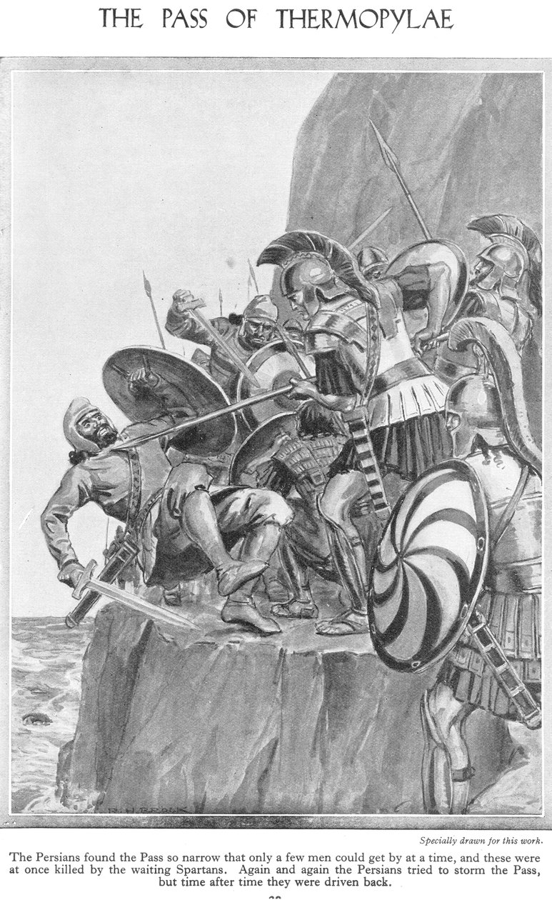 Thermopylaen sola, 1940-luku noin tekijältä Richard Henry Brock