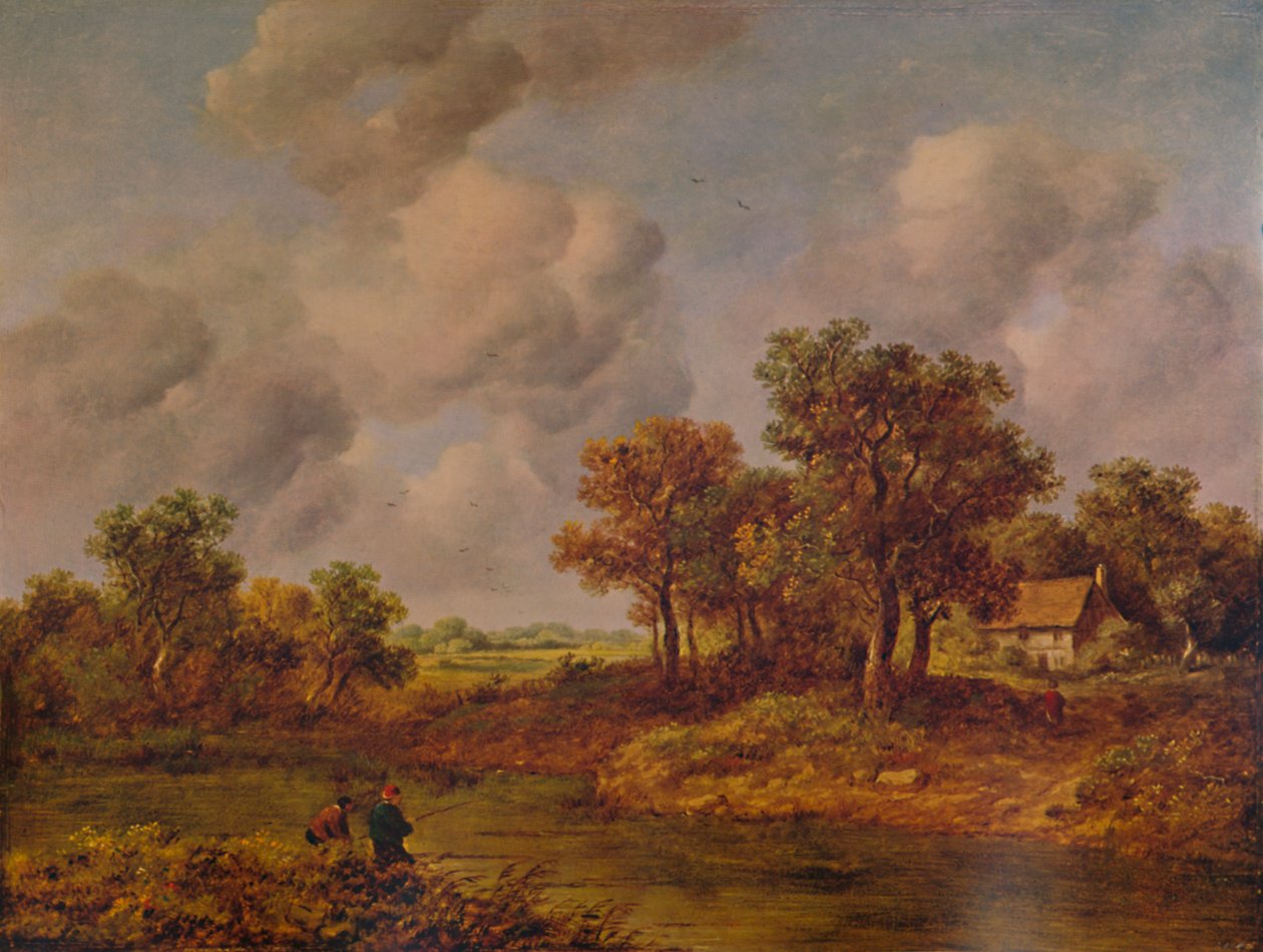 Henley-on-Thamesin lähellä, 1800-luku, 1935 tekijältä Richard Hilder