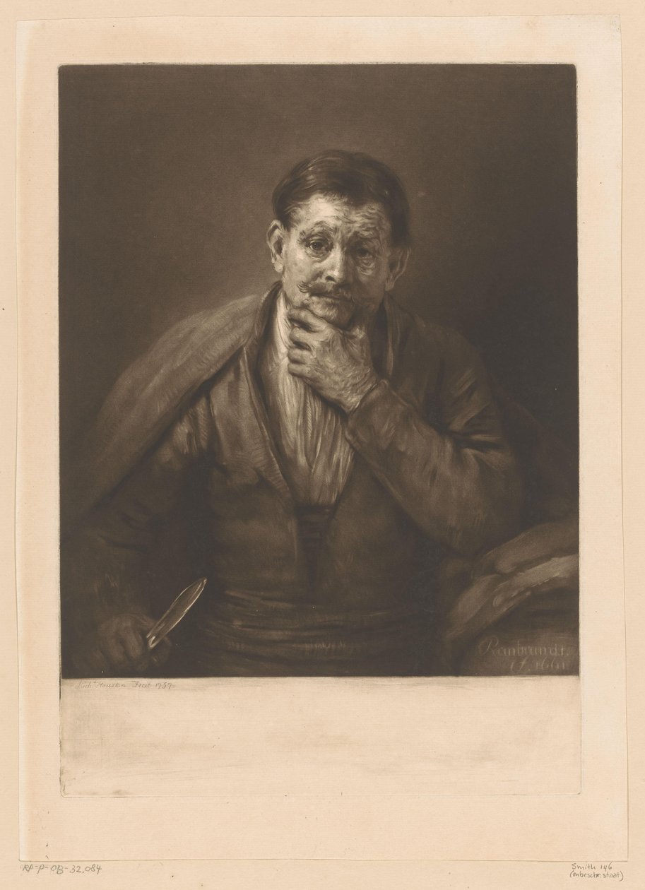 Mies veitsellä Apostoli Bartolomeus tekijältä Richard Houston