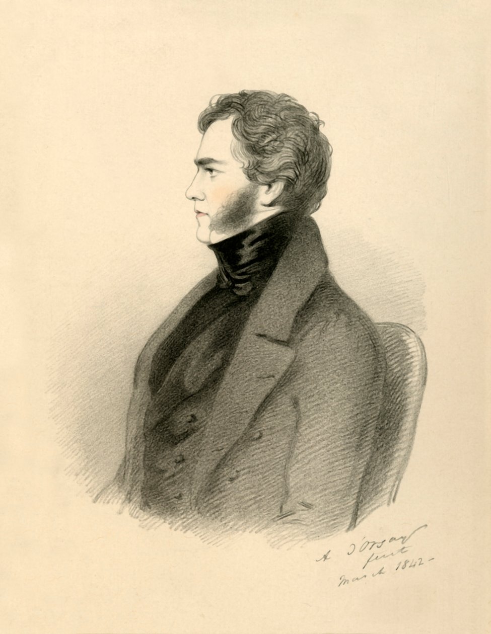 Amiraali Rous, 1842. tekijältä Richard James Lane
