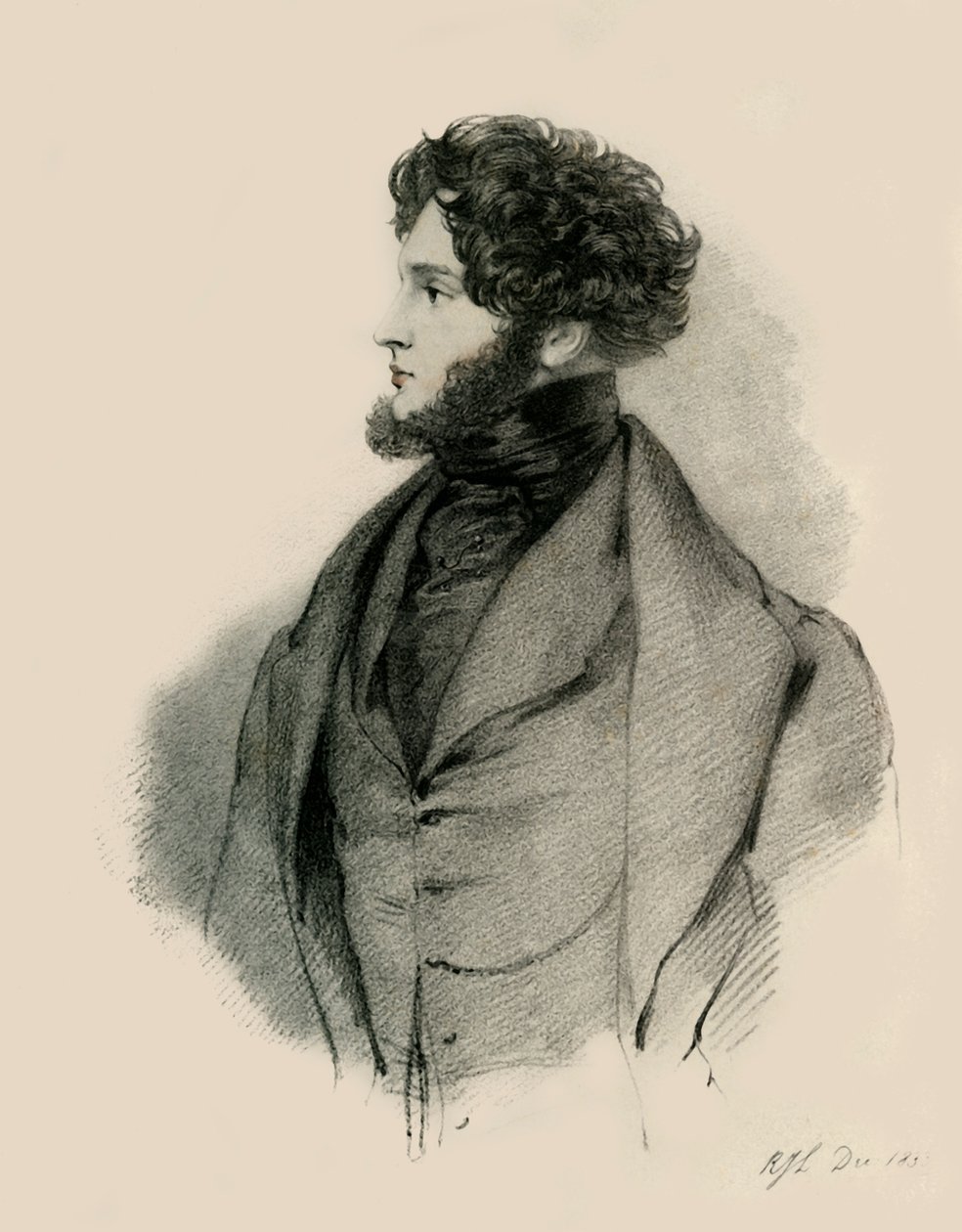 Alfred, kreivi dOrsay, 1833. tekijältä Richard James Lane