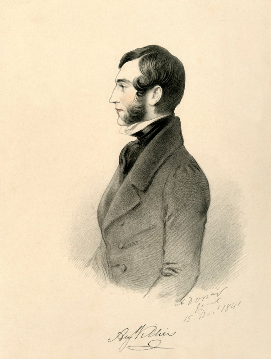 August Villiers, 1841. tekijältä Richard James Lane