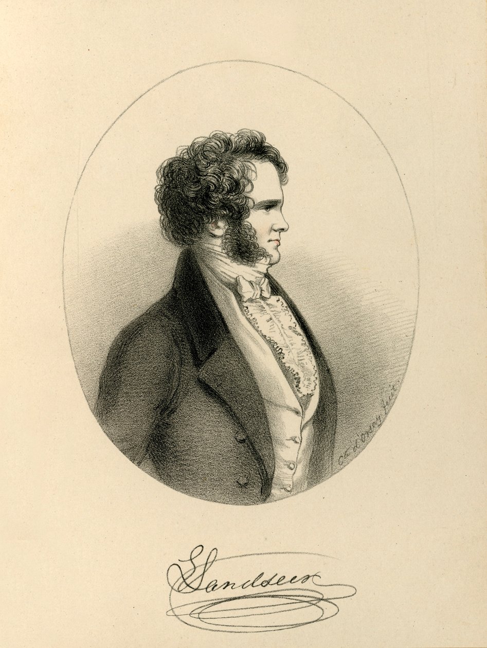E. Landseer, noin 1843. tekijältä Richard James Lane