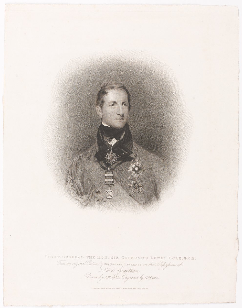 "Kenraaliluutn. Hon Sir Galbraith Lowry Cole GCB" tekijältä Richard James Lane