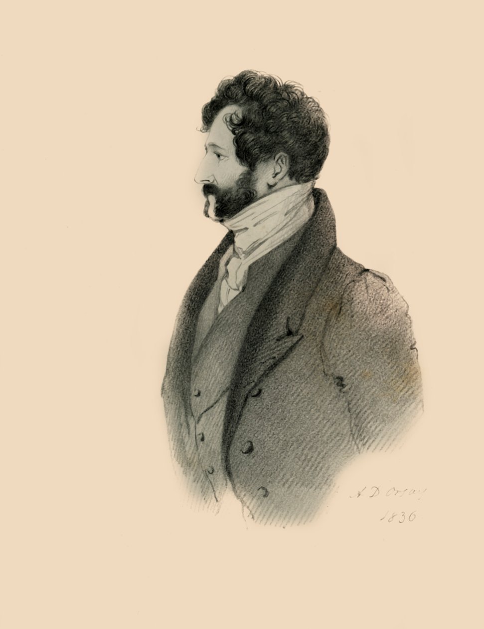 Lincoln Stanhope, 1836. tekijältä Richard James Lane