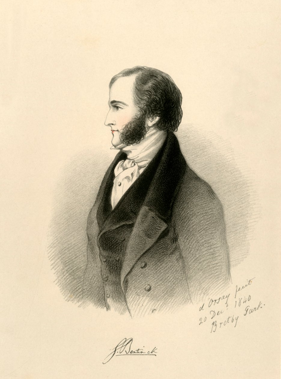 Lordi George Bentinck, 1840. tekijältä Richard James Lane